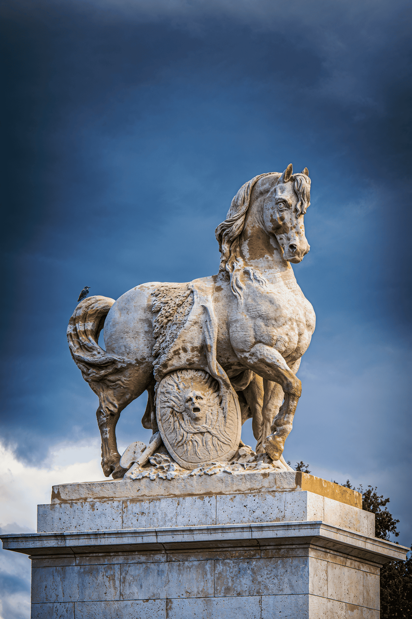 【西洋刻美術】フランス作家 金属彫刻像 『Marly horse マルリーの馬』 西洋刻美術】フランス作家 金属彫刻像 『Marly horse マルリーの馬