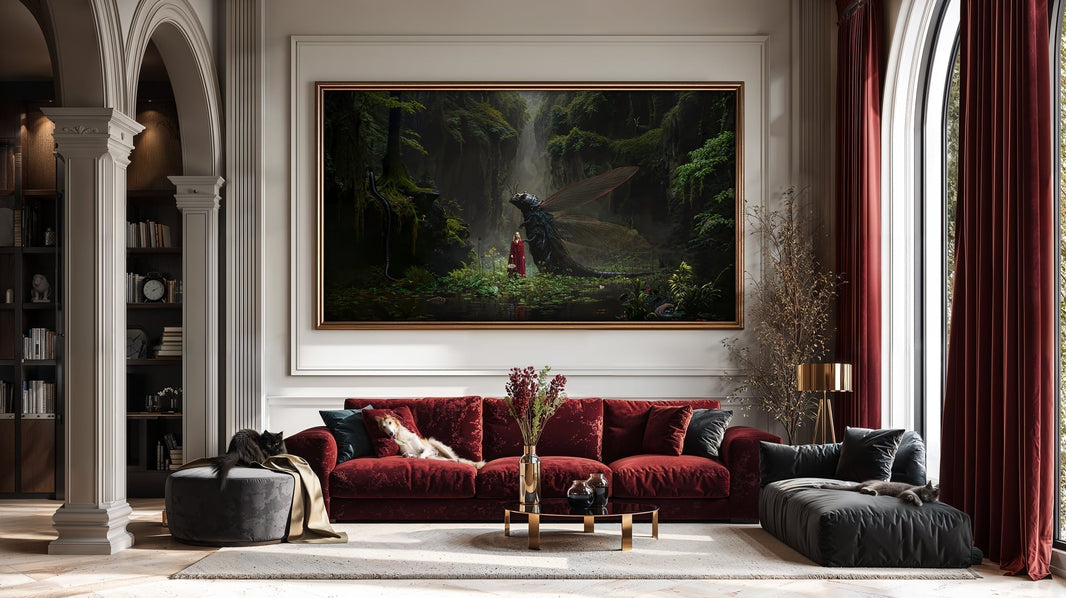 Living room featuring Cave of Suffocating Sadness | 2026