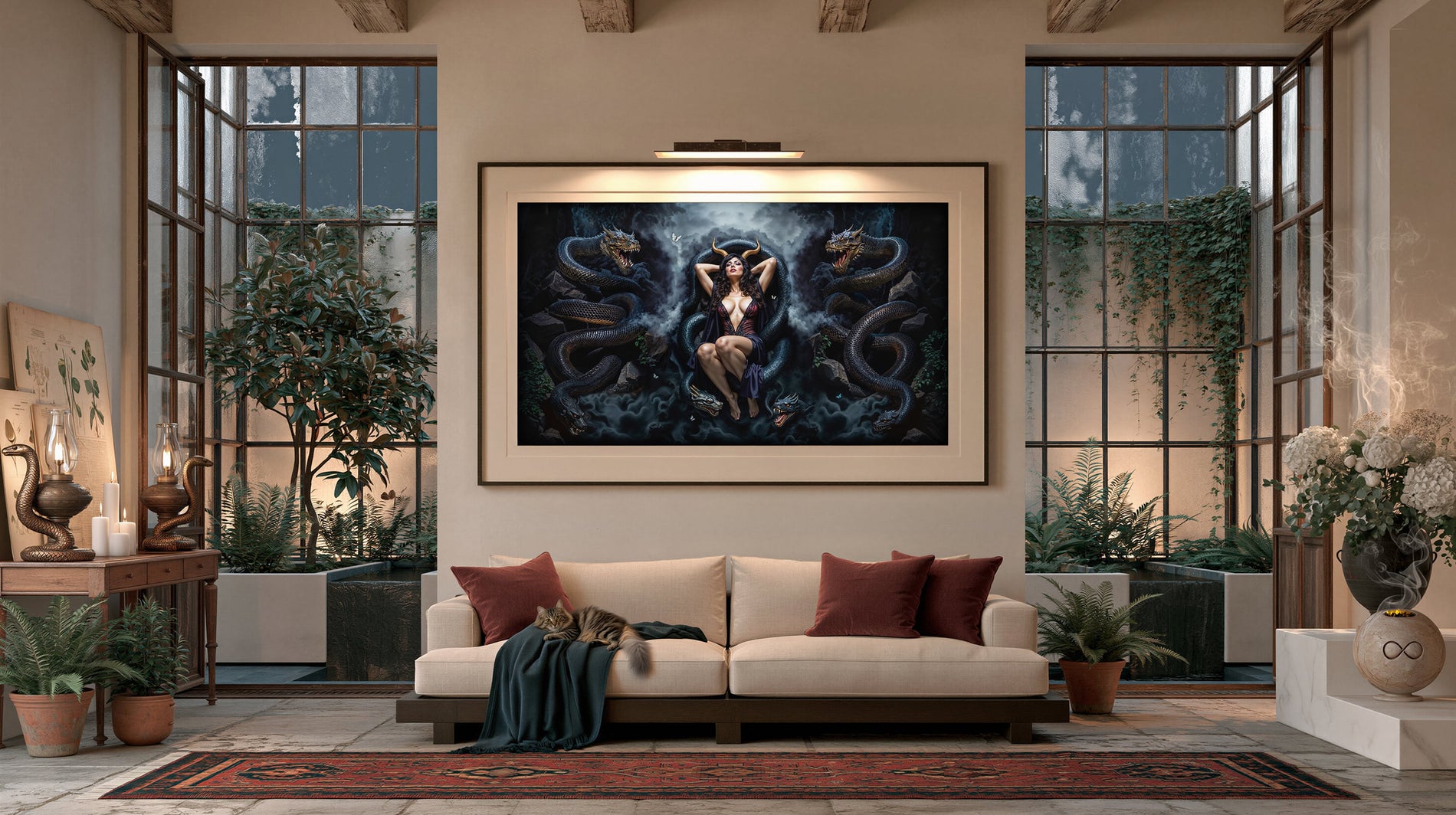Visions of Gaia: The Fearless Embrace of Ancient Divinity