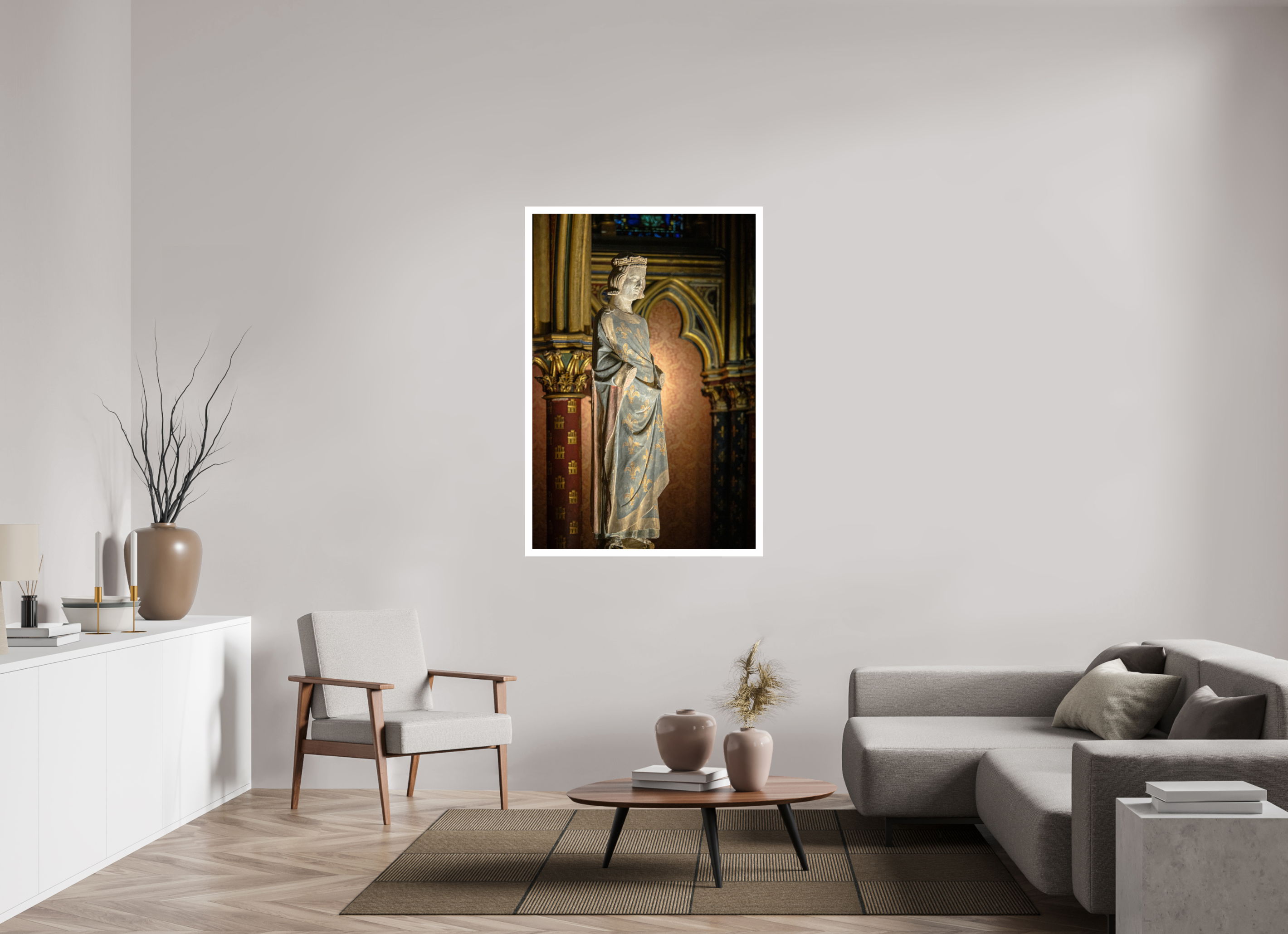 36 x 54″, Fujiflex High Gloss – 1.2” White Border Saint Louis IX of France | 2024