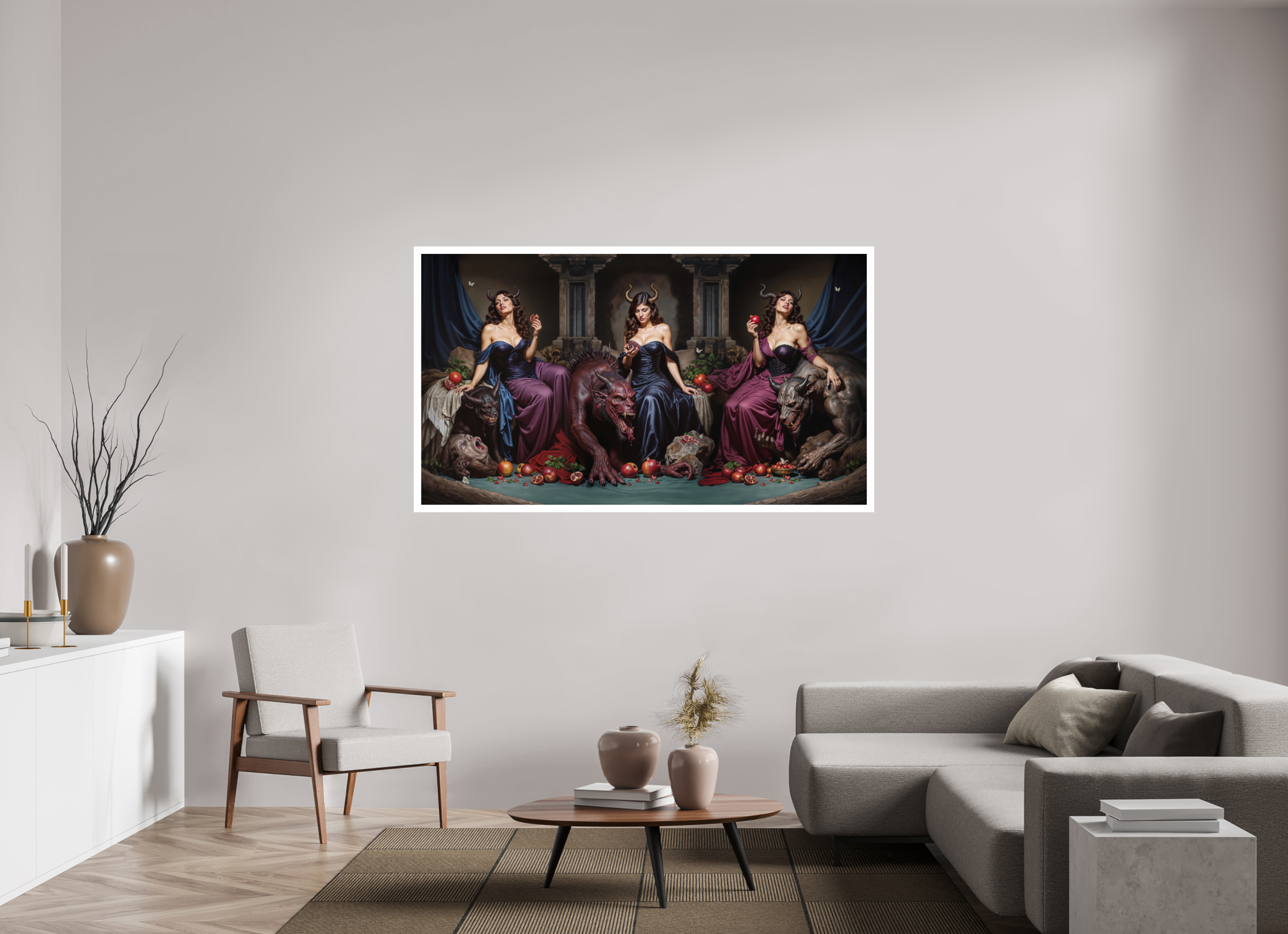 70 x 39.4″, Fujiflex High Gloss – 1.2” White Border Descent into Oblivion | 2025