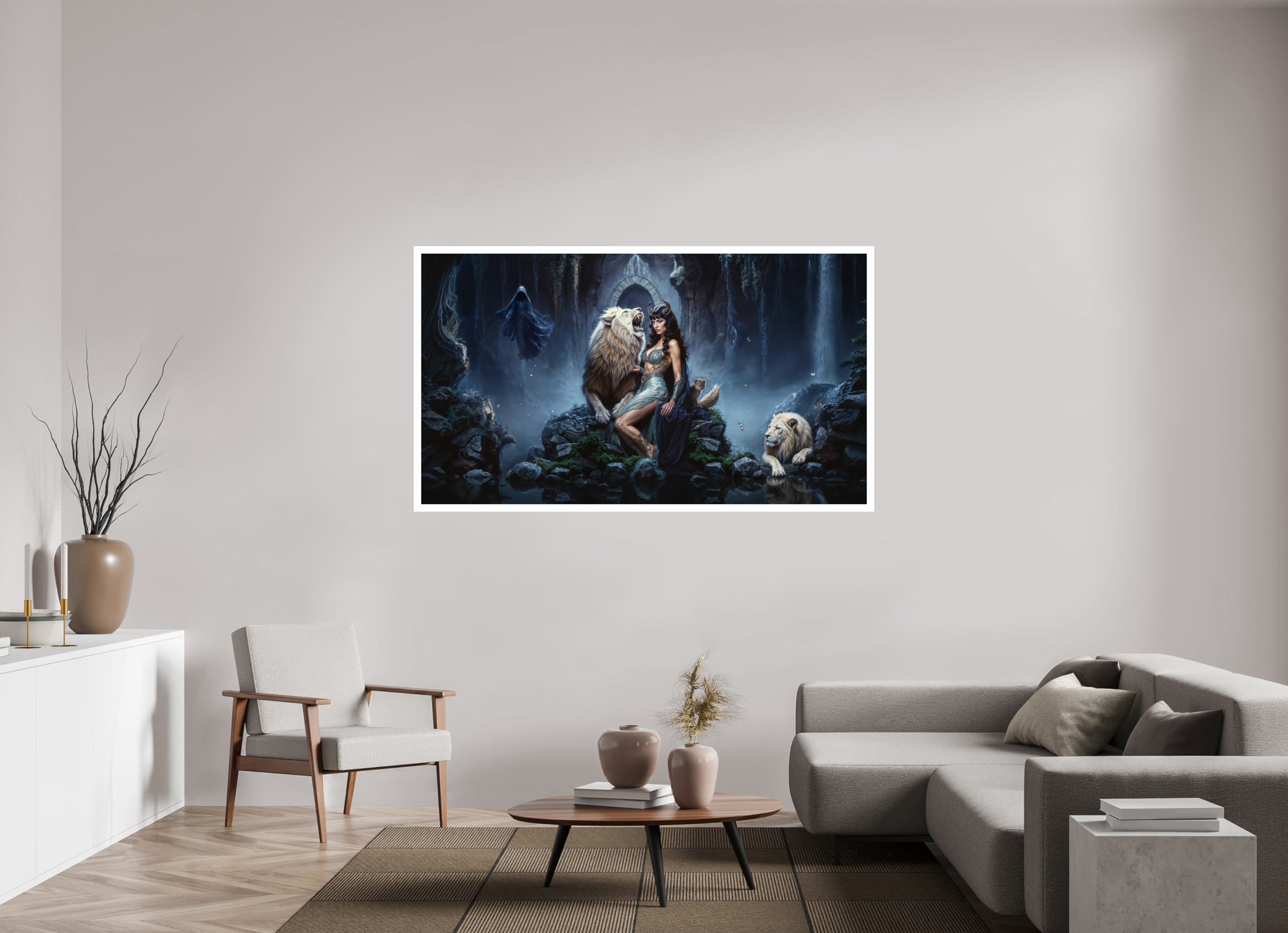 70 x 39.4″, Fujiflex High Gloss – 1.2” White Border Gates of the Unseen | 2025