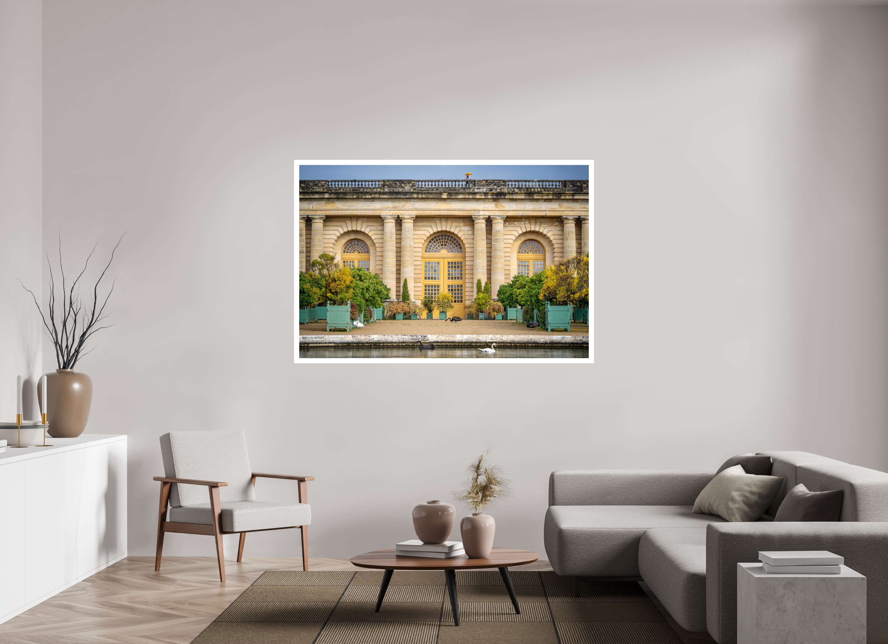 66 x 44″, Fujiflex High Gloss – 1.2” White Border Versailles Orangerie | 2024