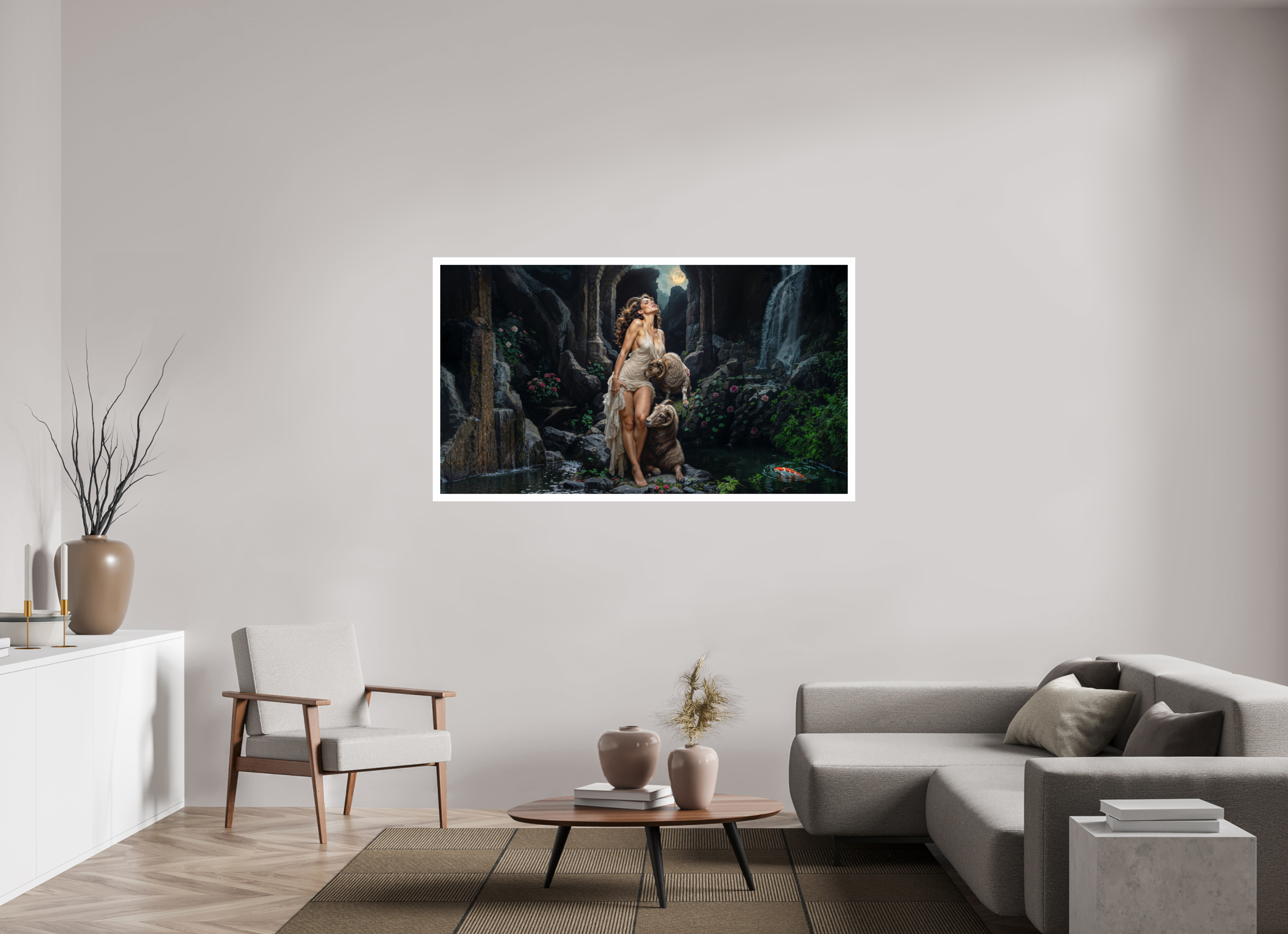 64 x 36″, Fujiflex High Gloss – 1.2” White Border Tears of Acheron | 2025