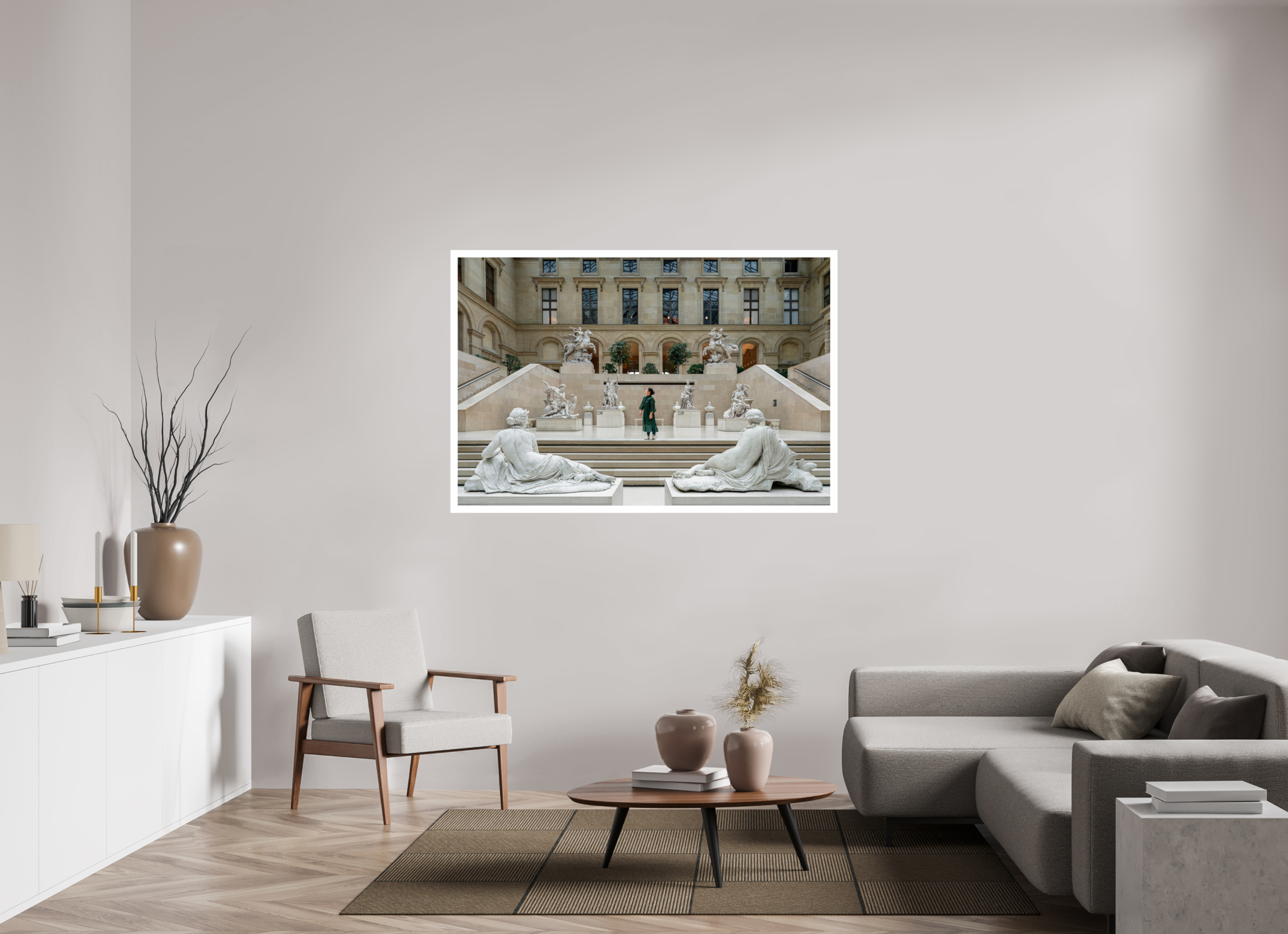 60 x 40″, Fujiflex High Gloss – 1.2” White Border Cour Marly | 2024