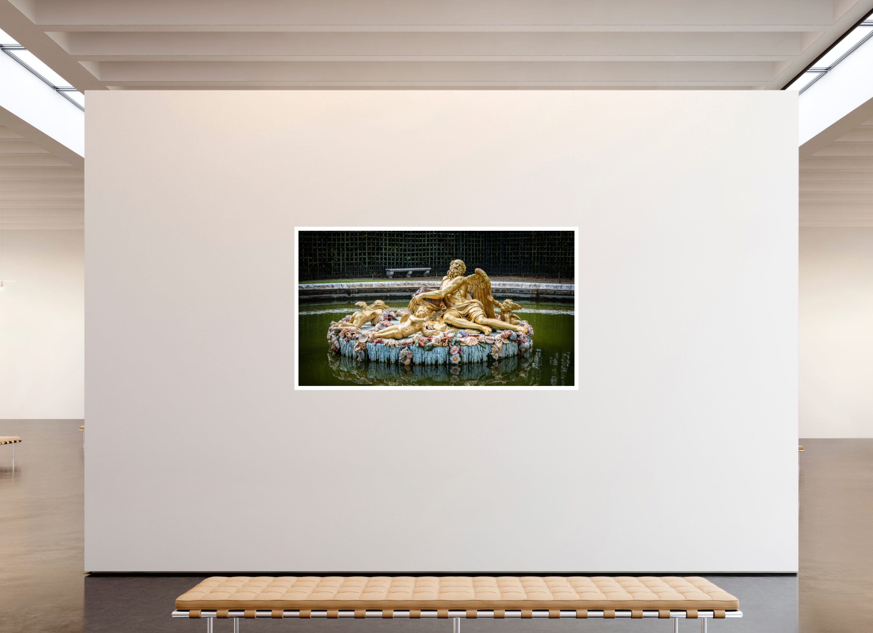 80 x 45″, Fujiflex High Gloss – 1.2” White Border Saturn Fountain | 2024