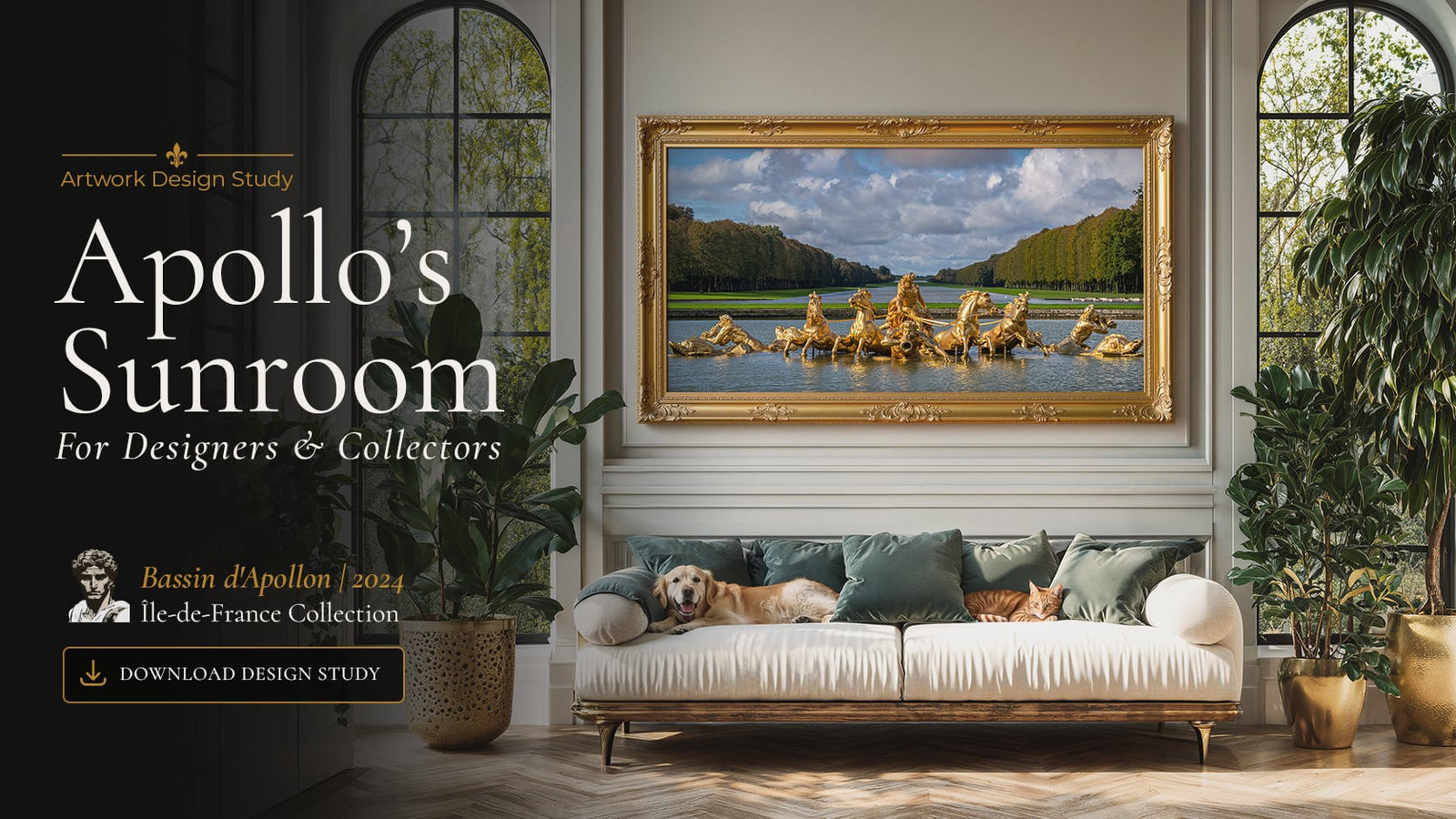 Download the Artwork Driven Design Study for Bassin d'Apollon | 2024