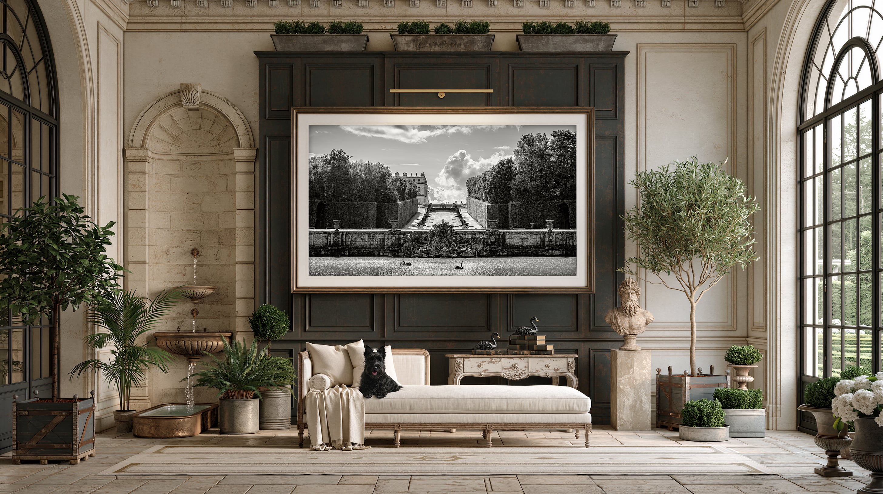 Le Bassin de Neptune Monochrome | 2024