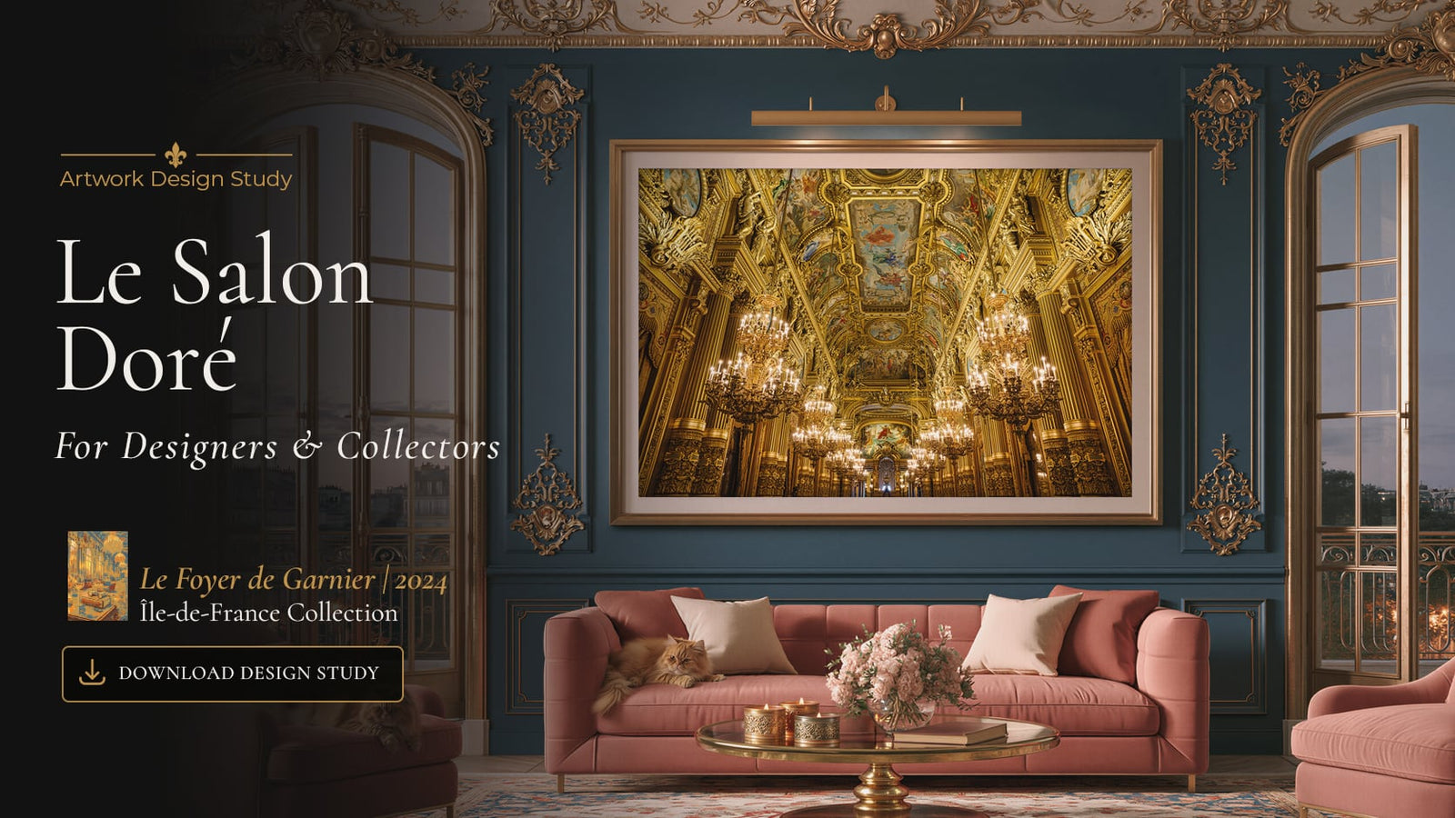 Download the Artwork Driven Design Study for Le Foyer de Garnier | 2024