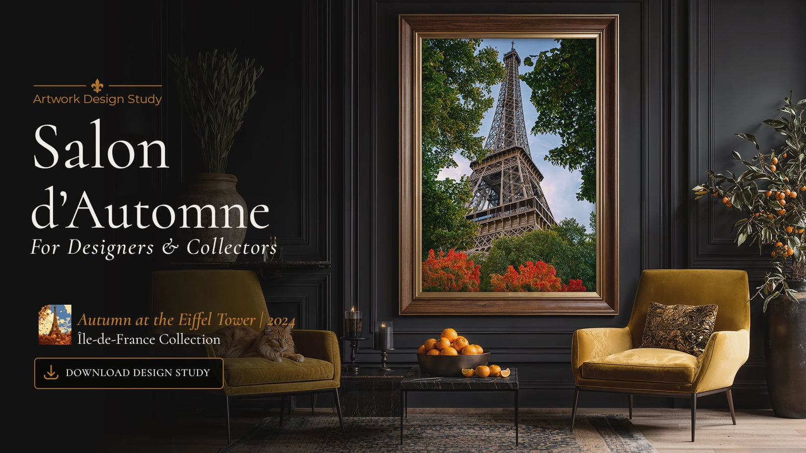 Download the Artwork Driven Design Study for Autumn at the Eiffel Tower | 2024