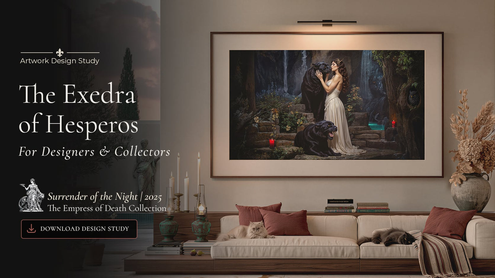 Download the Artwork Driven Design Study for Surrender of the Night | 2025