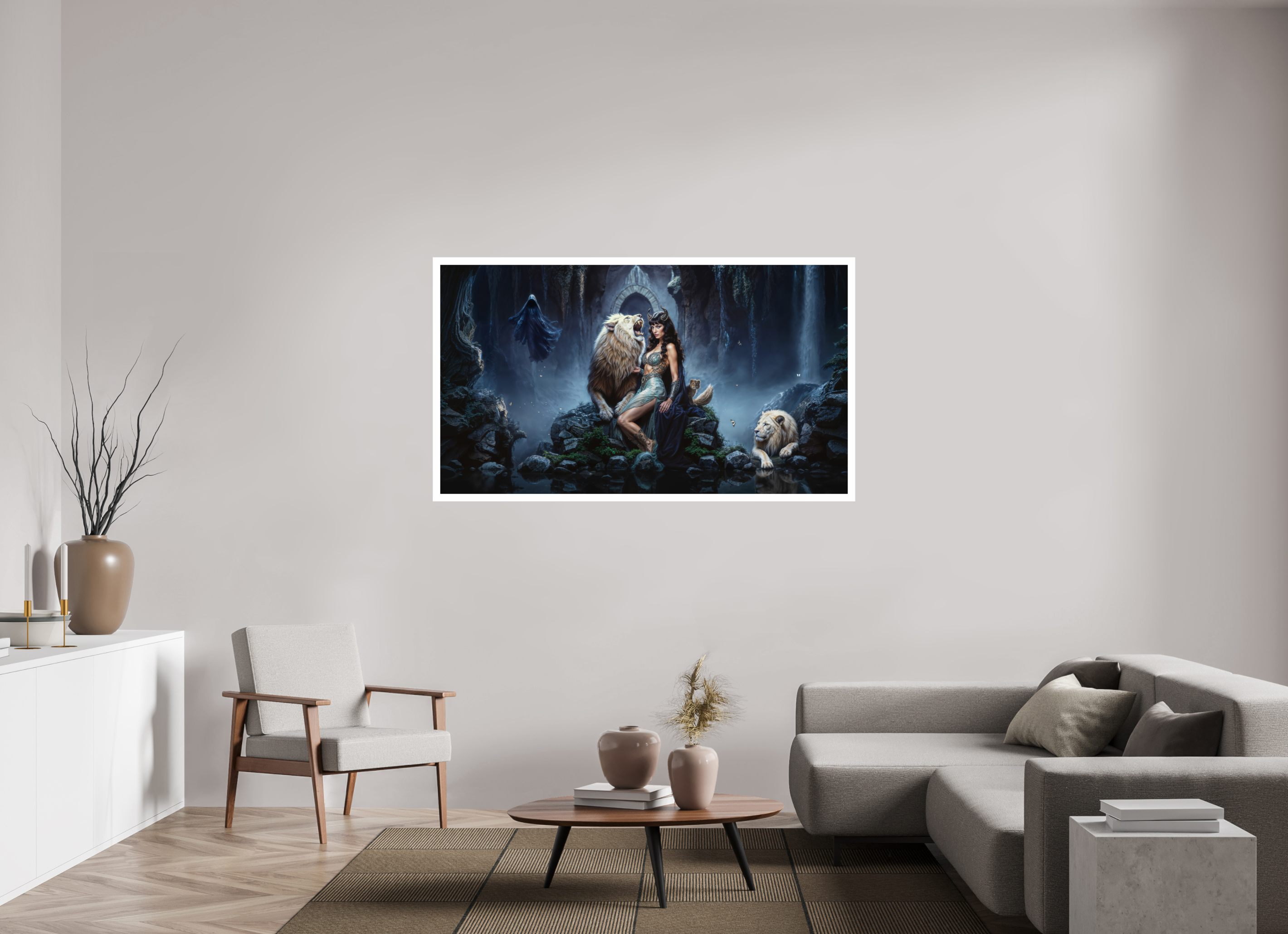 64 x 36″, Fujiflex High Gloss – 1.2” White Border Gates of the Unseen | 2025