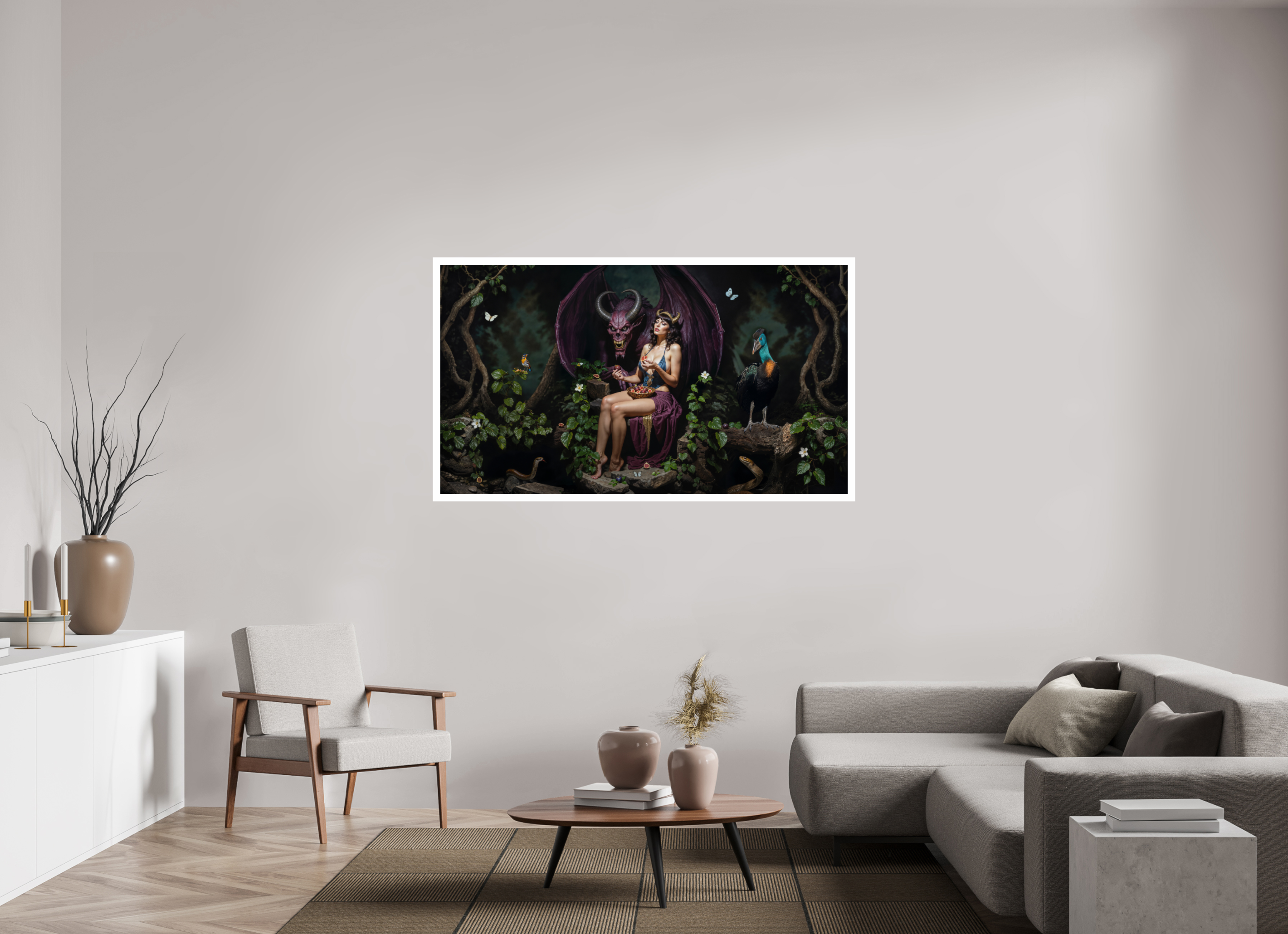 64 x 36″, Fujiflex High Gloss – 1.2” White Border Fruit of the Forsaken | 2025