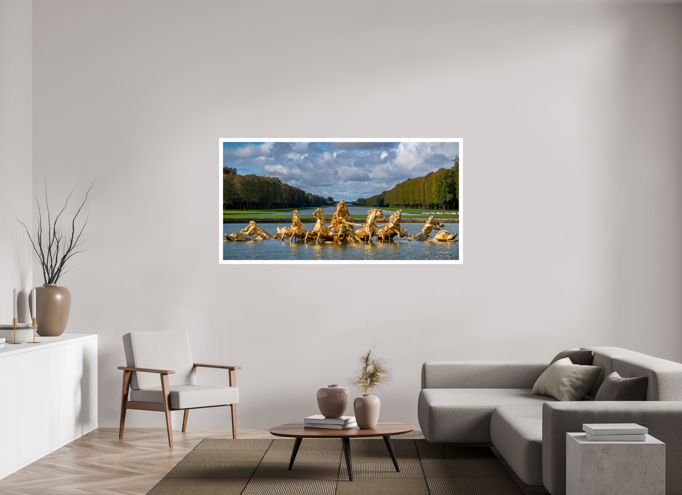 70 x 35″, Fujiflex High Gloss – 1.2” White Border Bassin d'Apollon | 2024