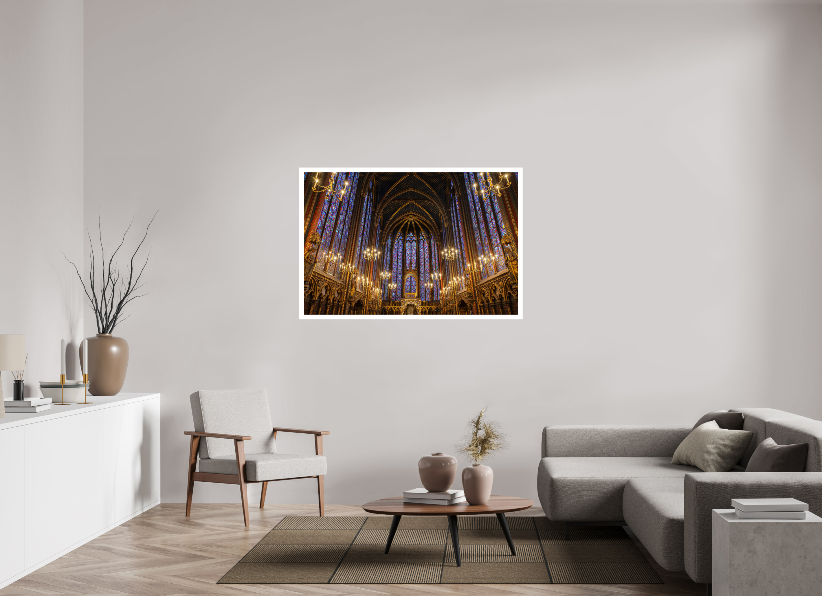 54 x 36″, Fujiflex High Gloss – 1.2” White Border Sainte-Chapelle | 2024