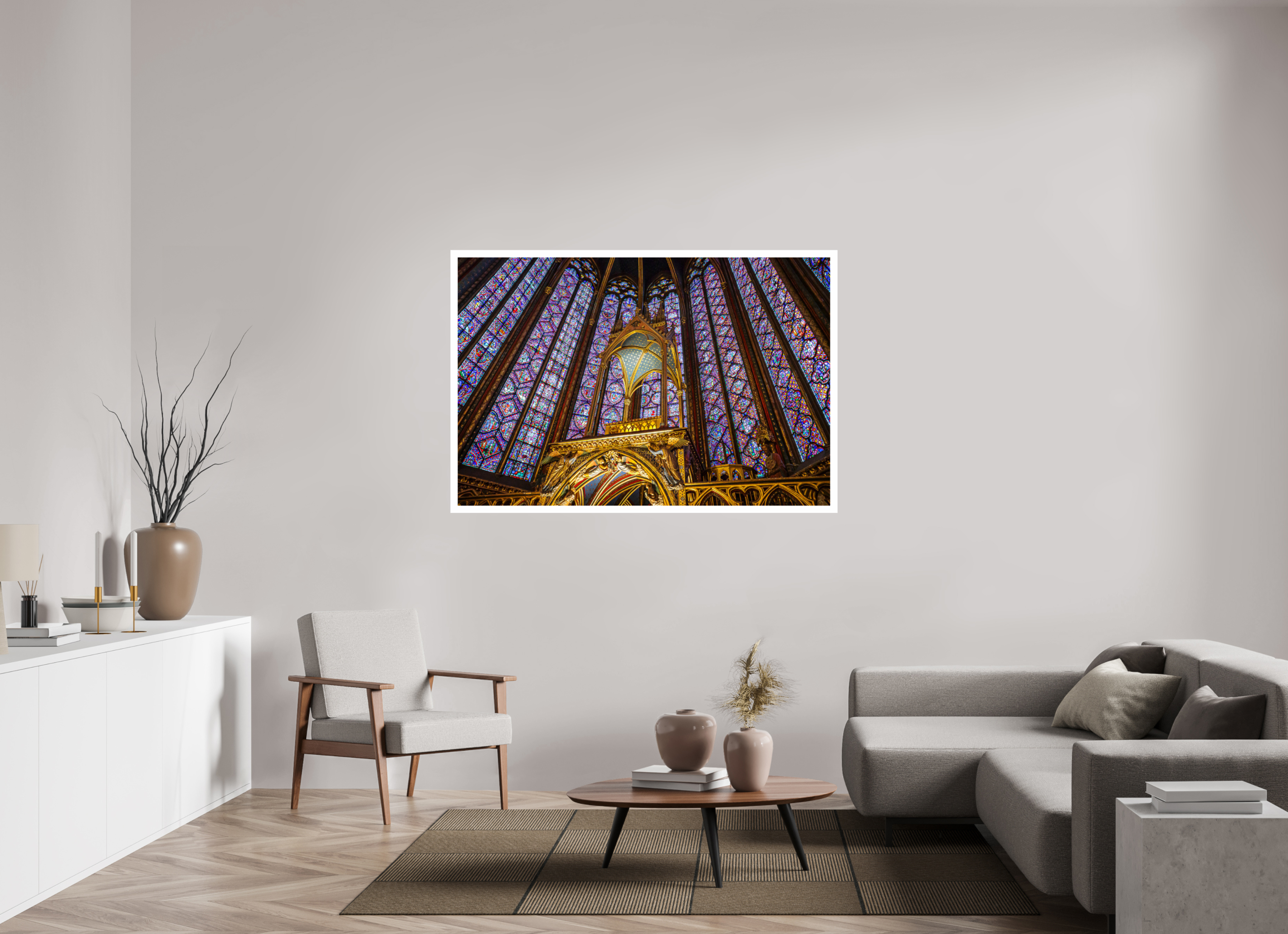60 x 40″, Fujiflex High Gloss – 1.2” White Border The Altar of Thorns at Sainte-Chapelle | 2024