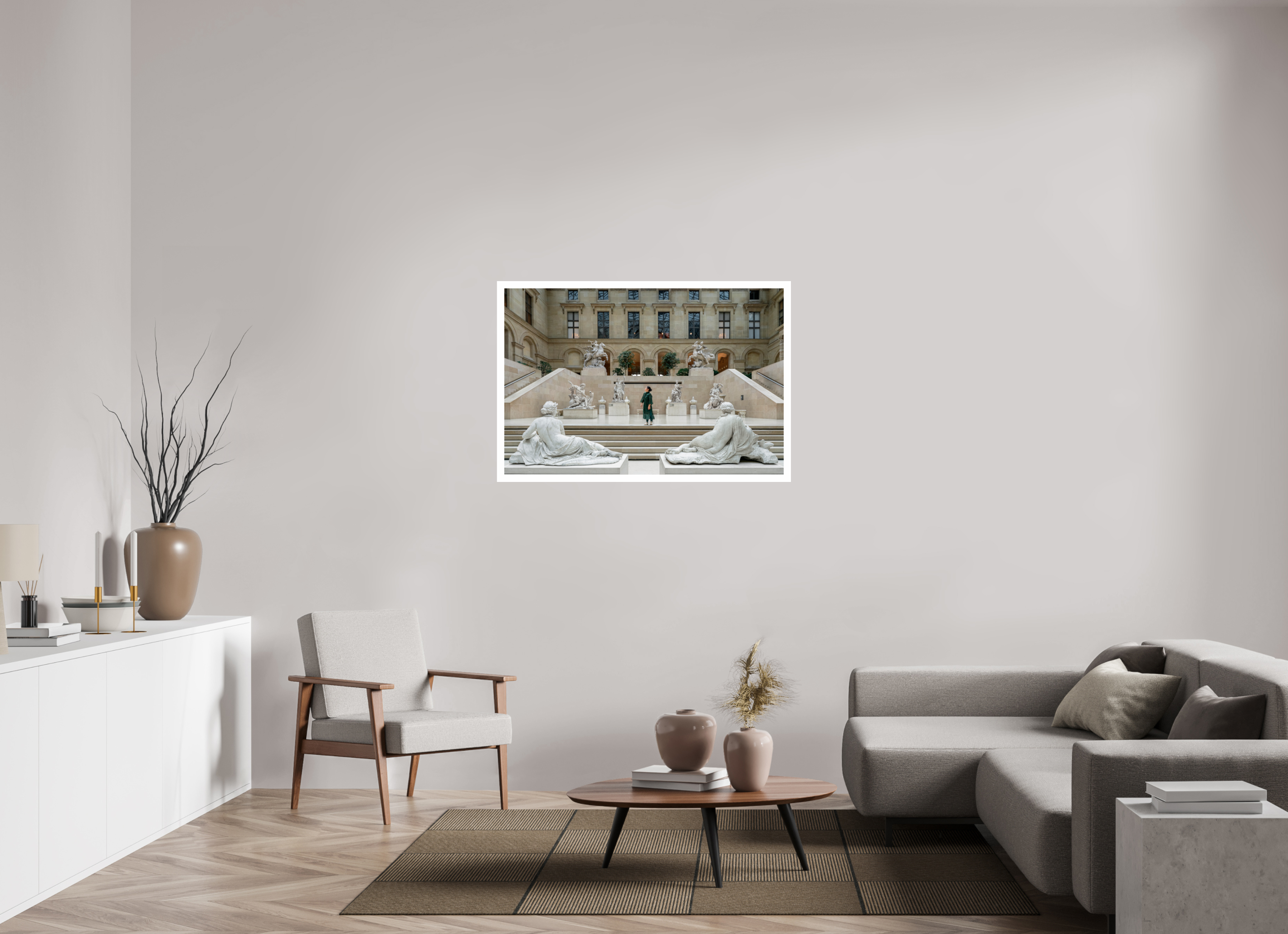 45 x 30″, Fujiflex High Gloss – 1.2” White Border Cour Marly | 2024