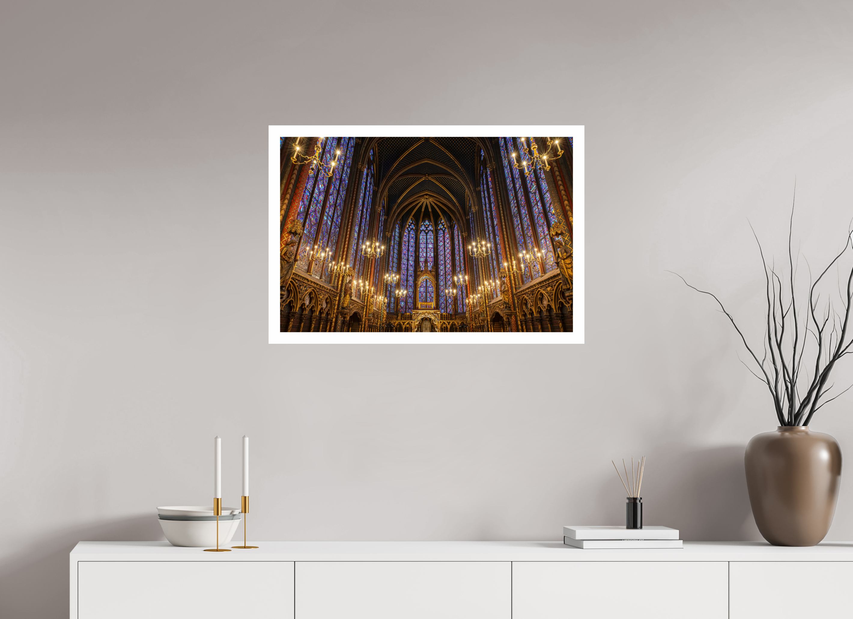 30 x 20″, Fujiflex High Gloss – 1.2” White Border Sainte-Chapelle | 2024