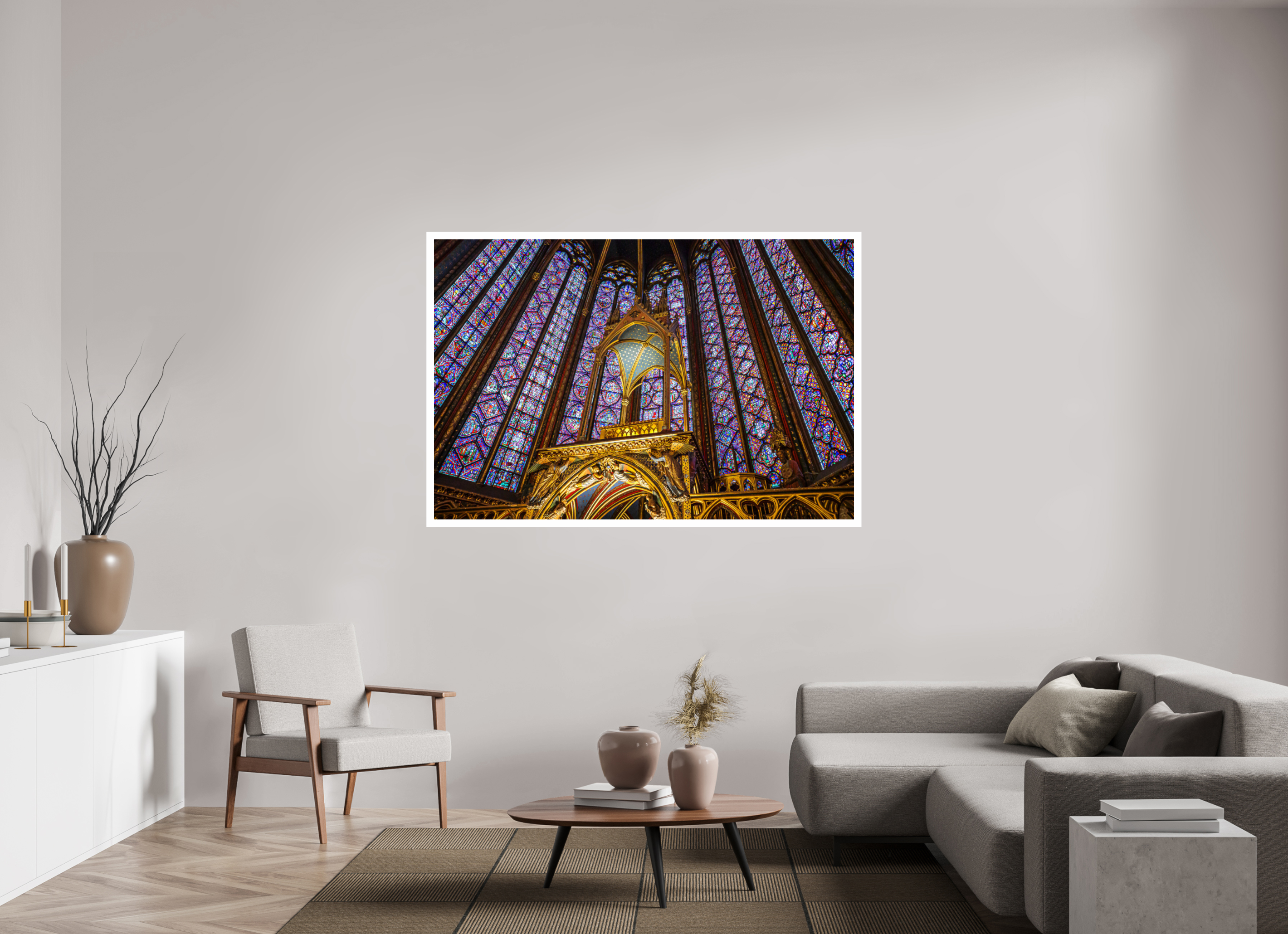 66 x 44″, Fujiflex High Gloss – 1.2” White Border The Altar of Thorns at Sainte-Chapelle | 2024
