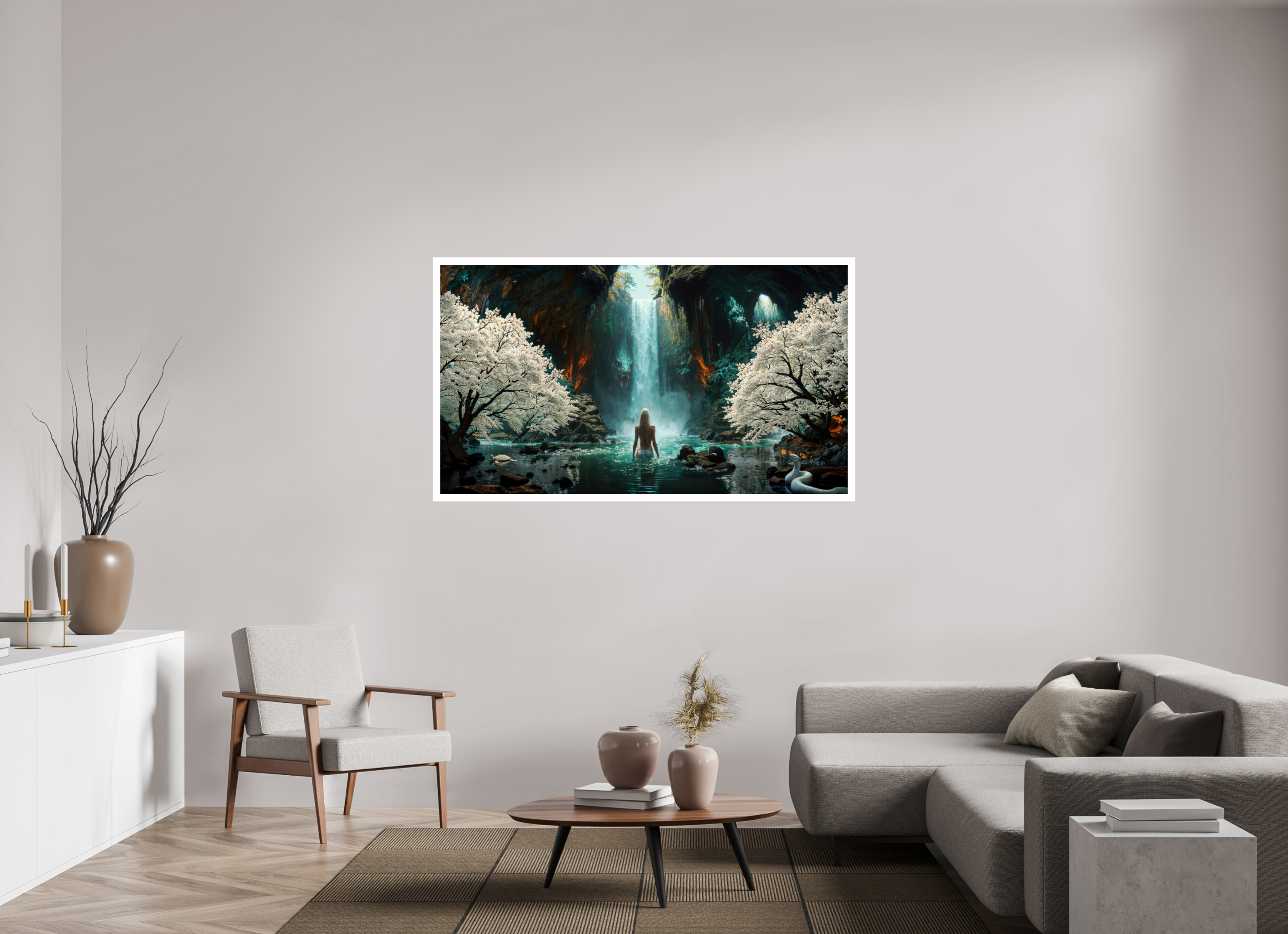 64 x 36″, Fujiflex High Gloss – 1.2” White Border Serenity in the Ephemera | 2026