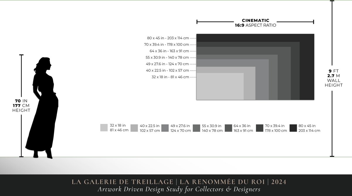 Print size comparison for La Renommée du Roi | 2024