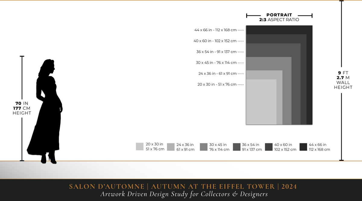 Print size comparison for Autumn at the Eiffel Tower | 2024